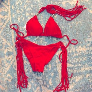 Guria red bikini